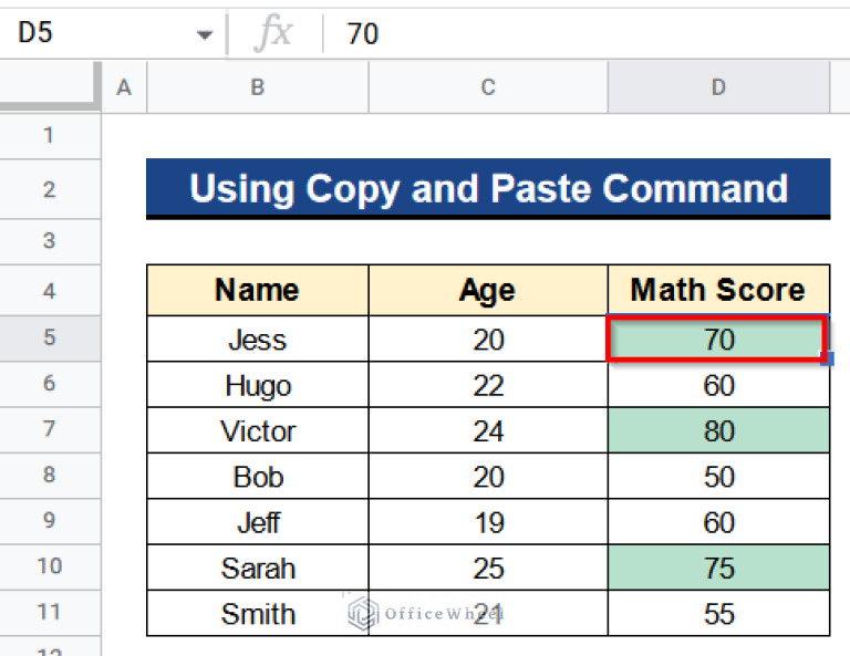 How to Copy Conditional Formatting from One Sheet to Another in Google