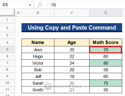How to Copy Conditional Formatting from One Sheet to Another in Google ...