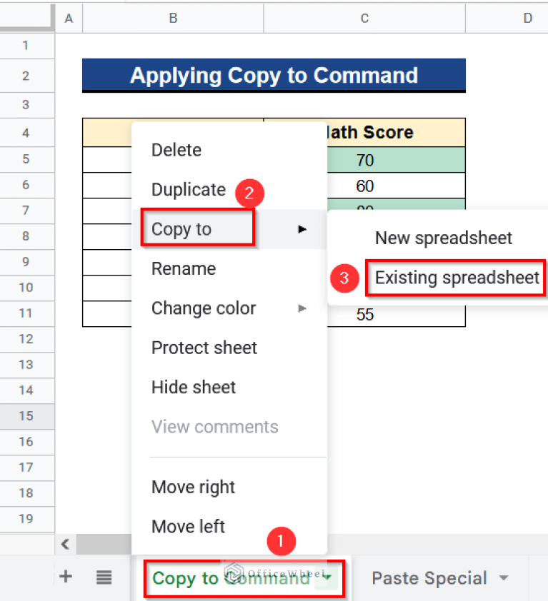 How to Copy Conditional Formatting from One Sheet to Another in Google