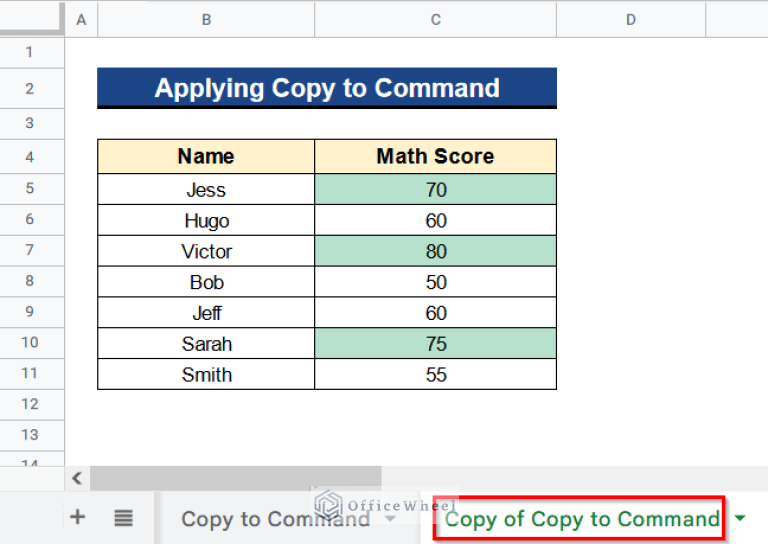How to Copy Conditional Formatting from One Sheet to Another in Google