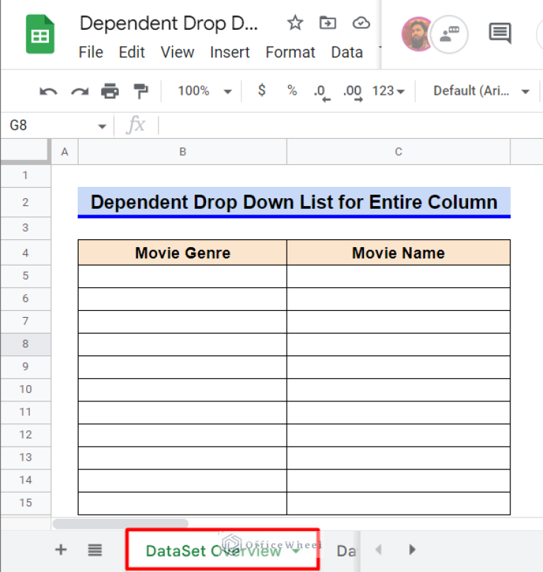 Dependent Drop Down List For Entire Column Excel