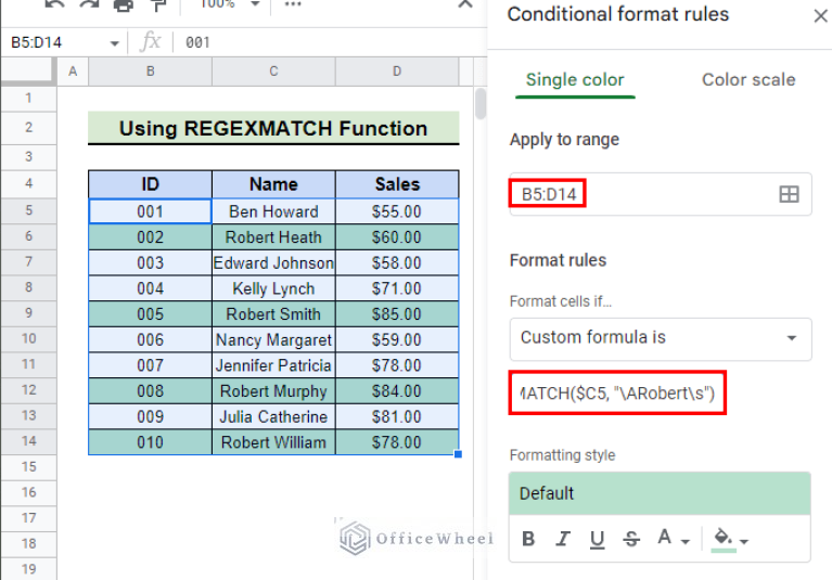 Highlight Row If Cell Contains Text with Conditional Formatting in ...