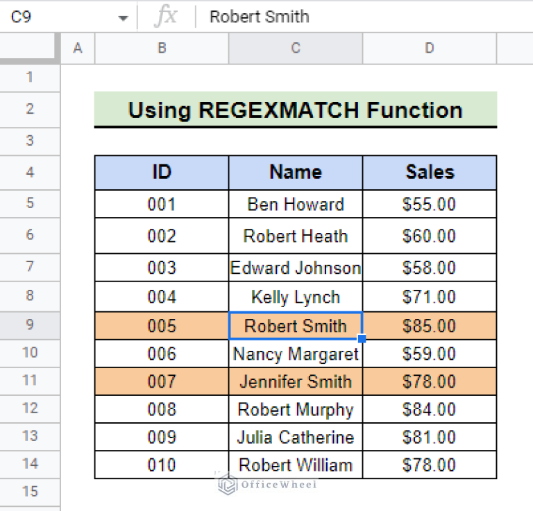 Highlight Row If Cell Contains Text with Conditional Formatting in
