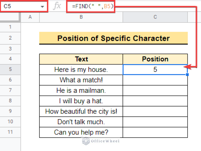 How to Use FIND Function in Google Sheets (5 Useful Examples)