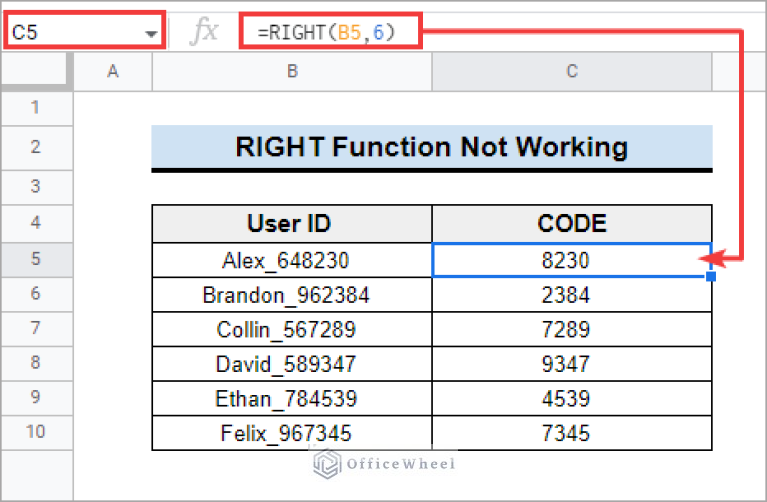 How To Use RIGHT Function In Google Sheets 6 Suitable Examples how-to-use-right-function-in-google-sheets-6-suitable-examples