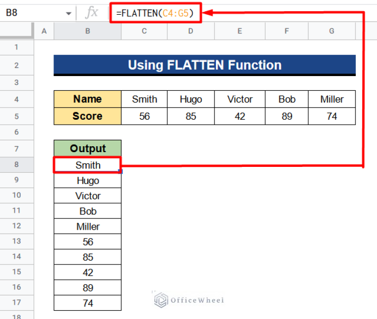 transpose-multiple-rows-into-one-column-in-google-sheets