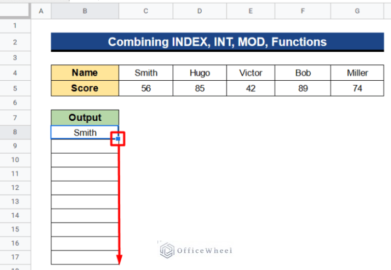 Transpose Multiple Rows into One Column in Google Sheets