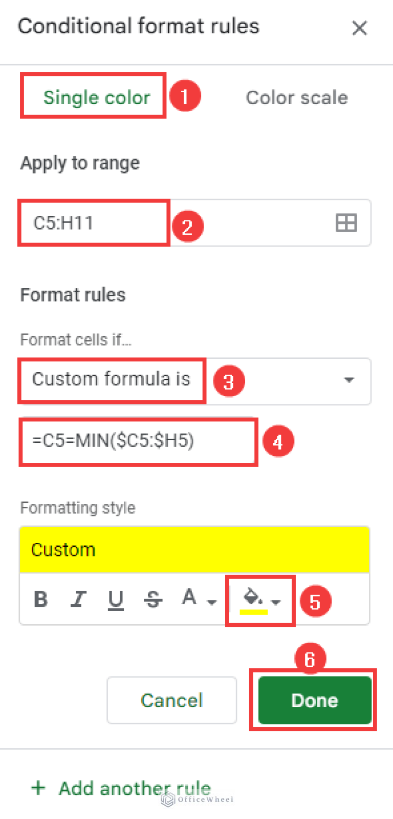 highlight-lowest-value-in-row-in-google-sheets-2-easy-ways