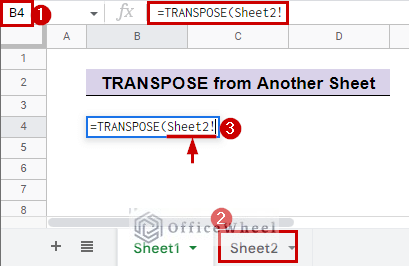 input sheet name to import data from another sheet