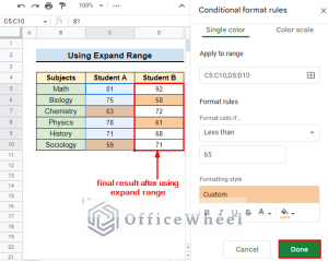 How to Copy and Paste Conditional Formatting in Google Sheets
