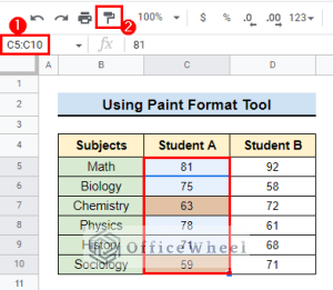 How to Copy and Paste Conditional Formatting in Google Sheets