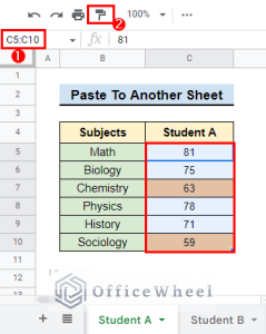How to Copy and Paste Conditional Formatting in Google Sheets