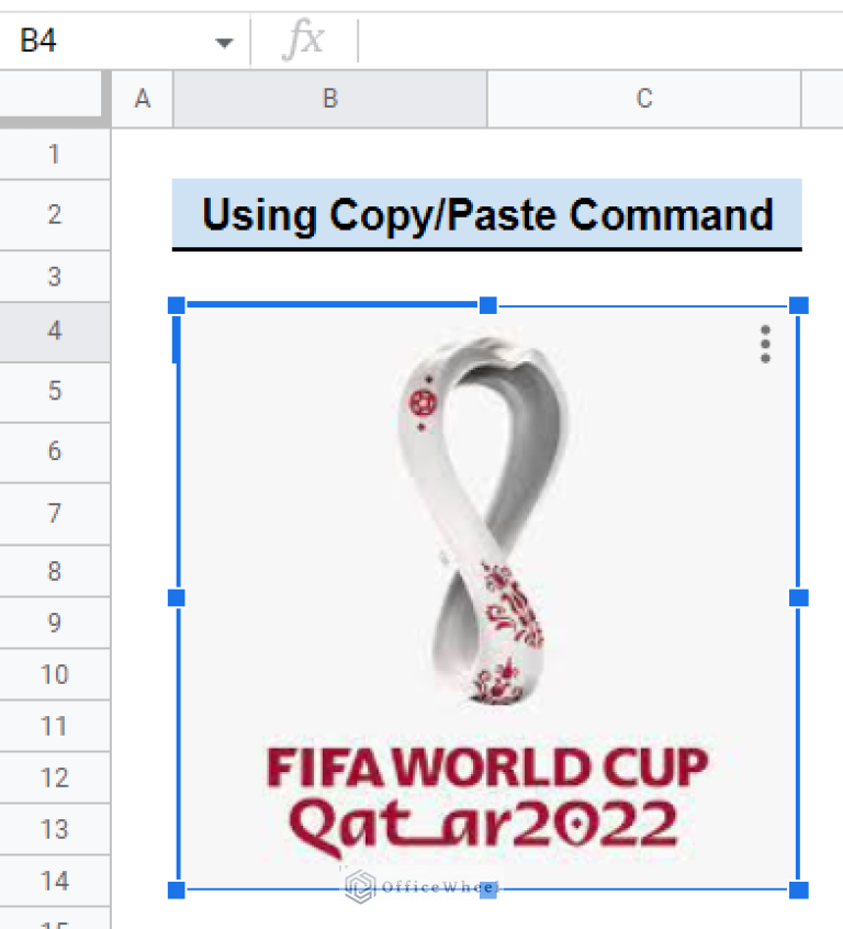 How to Copy and Paste Image in Google Sheets (5 Simple Ways)
