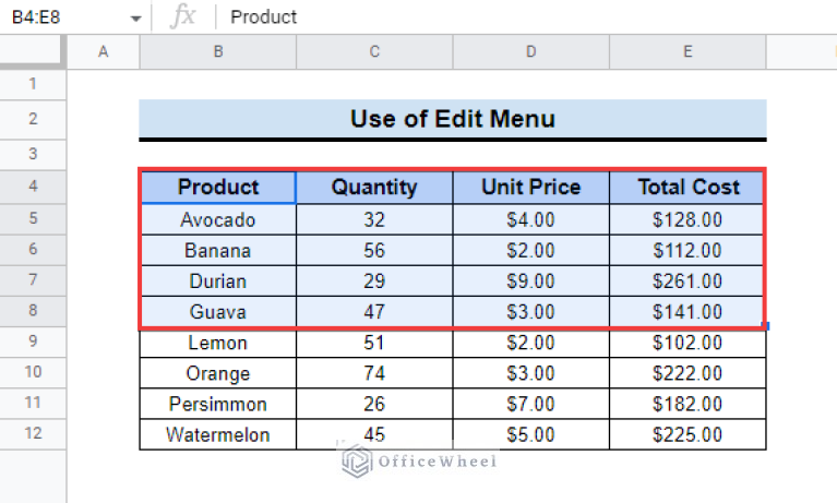 How to Copy and Paste Multiple Cells in Google Sheets (4 Ways)