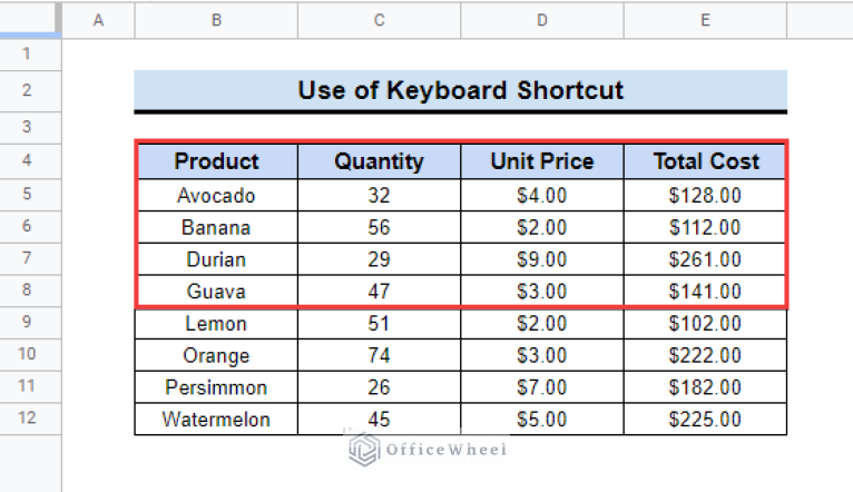 how-to-copy-and-paste-multiple-cells-in-google-sheets-4-ways