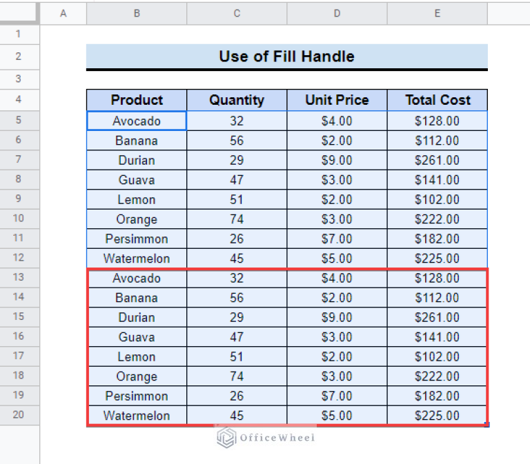 How to Copy and Paste Multiple Cells in Google Sheets (4 Ways)