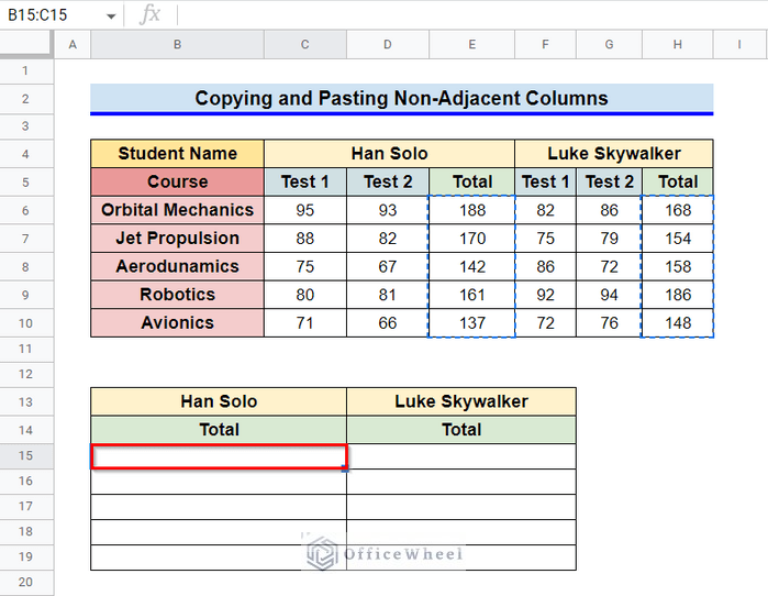 Column Copy How to Copy and Paste Multiple Columns in Google Sheets