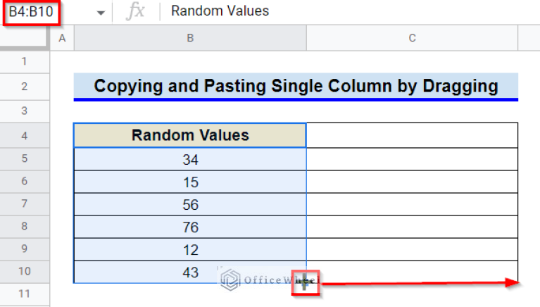 How To Copy And Paste Multiple Columns In Google Sheets