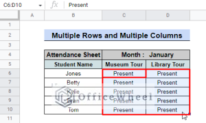How to Copy and Paste Multiple Rows in Google Sheets (2 Ways)