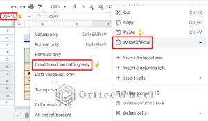 How to Copy Conditional Formatting to Other Cells in Google Sheets