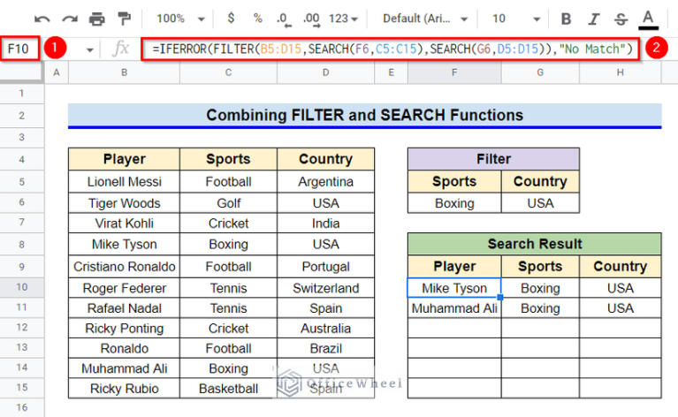 How to Create a Search Box in Google Sheets (4 Easy Methods)