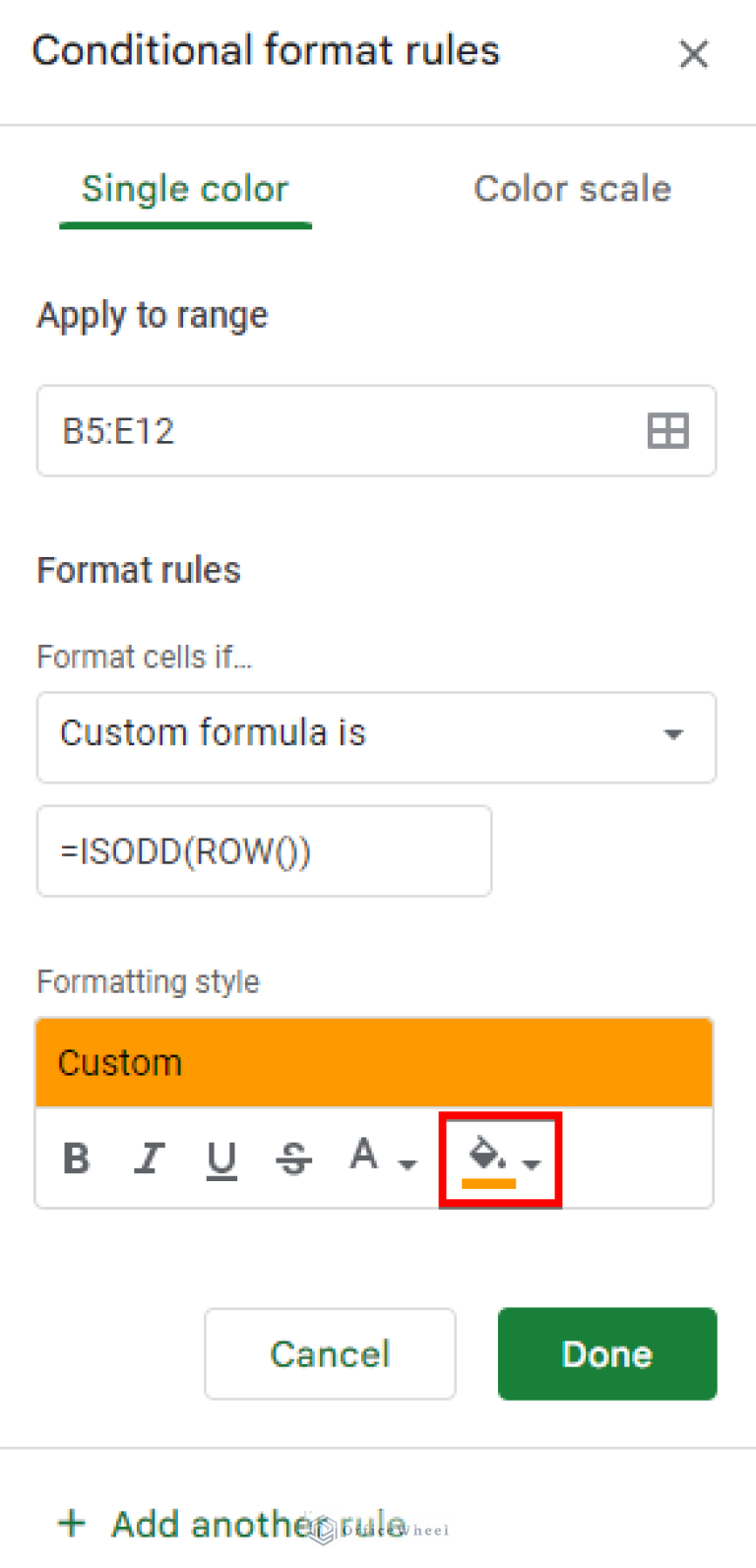 How to Highlight Every Other Row in Google Sheets (2 Methods)