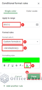 How to Highlight Every Other Row in Google Sheets (2 Methods)