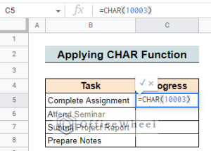 How to Insert Check Symbol in Google Sheets (8 Effective Ways)