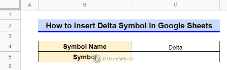 how-to-insert-delta-symbol-in-google-sheets-4-easy-methods