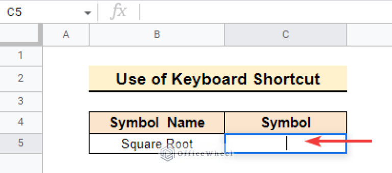 How to Insert Square Root Symbol (√) in Google Sheets (3 Ways)