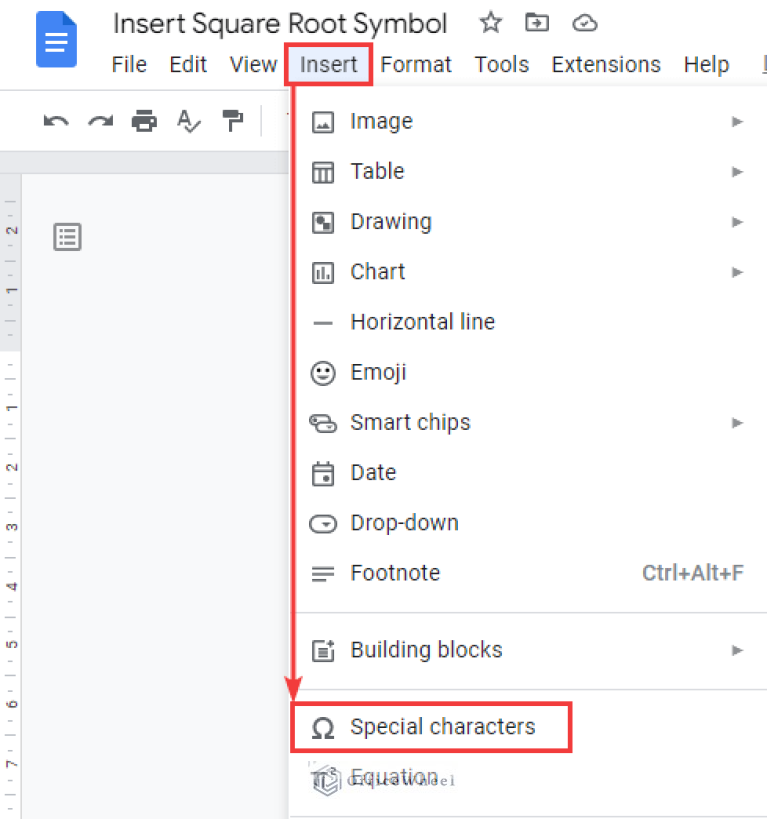 How To Insert Square Root Symbol In Google Sheets 3 Ways 