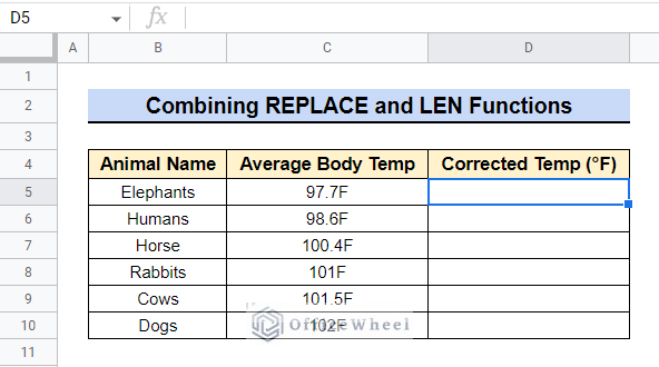 Combining REPLACE & LEN Functions to Remove Last Character in Google Sheets