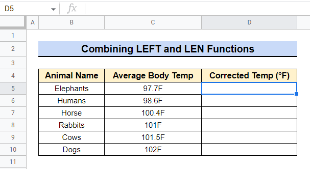Combining the LEFT & LEN Functions to Remove the Last Character in Google Sheets