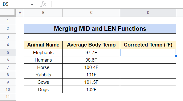 Merging the MID & LEN Functions to Delete the Last Character in Google Sheets