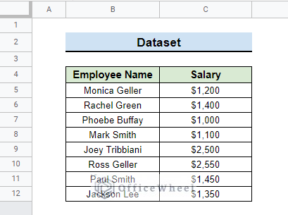 how to search in a column in google sheets