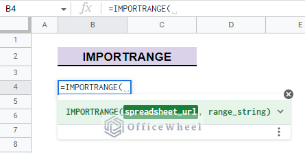 IMPORTRANGE function example for VLOOKUP from another workbook