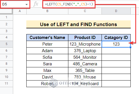 Find and Extract Characters from Strings in google sheets