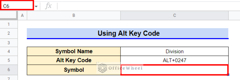 how-to-insert-division-symbol-in-google-sheets-4-quick-methods