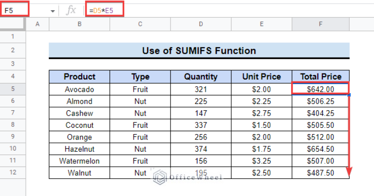 how-to-calculate-conditional-weighted-average-in-google-sheets