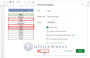 How to Find and Replace Multiple Values in Google Sheets