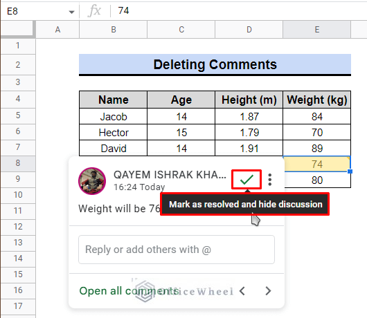 Marked as resolved and hide discussion