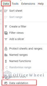 Create Drop Down List for Multiple Selection in Google Sheets