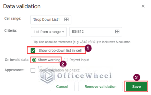 Create Drop Down List for Multiple Selection in Google Sheets