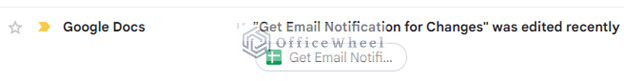 Get Email Notification