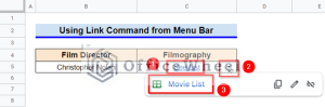 How to Hyperlink Data to Another Sheet with Formula in Google Sheets