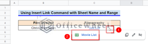 How to Hyperlink Data to Another Sheet with Formula in Google Sheets