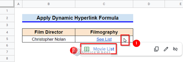 google sheets hyperlink formula to another sheet