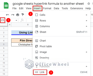 How to Hyperlink Data to Another Sheet with Formula in Google Sheets