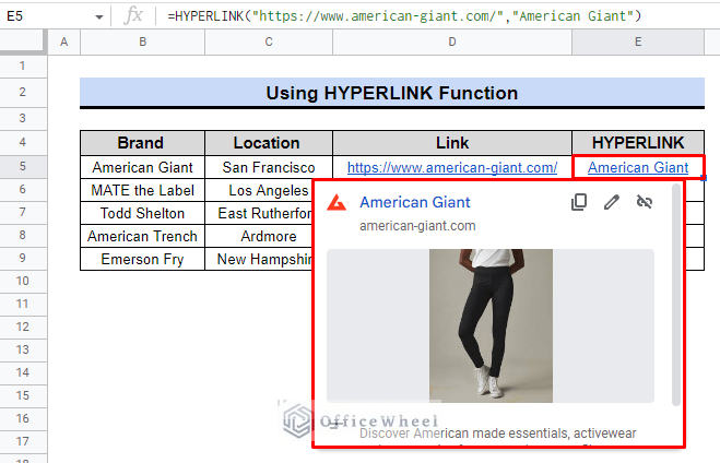How to Use HYPERLINK Function in Google Sheets (2 Ways)