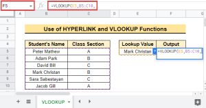 Create Hyperlink to VLOOKUP Cell in Multiple Rows in Google Sheets